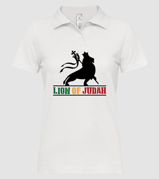 Lion Of Judah model alb pe tricou