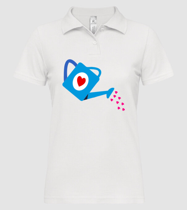 Cană de stropit model alb pe tricou