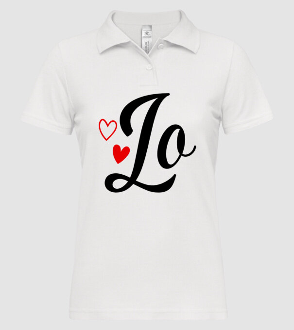 Cuplu LOVE model alb pe tricou