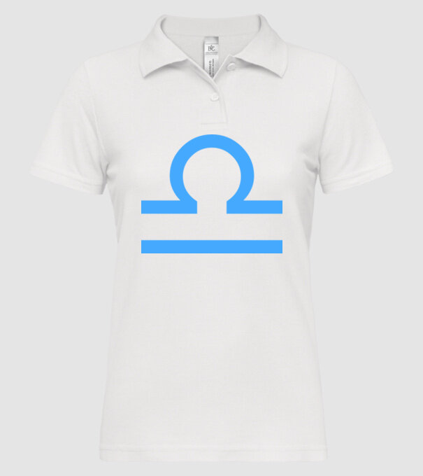 Libra Horoscope model alb pe tricou