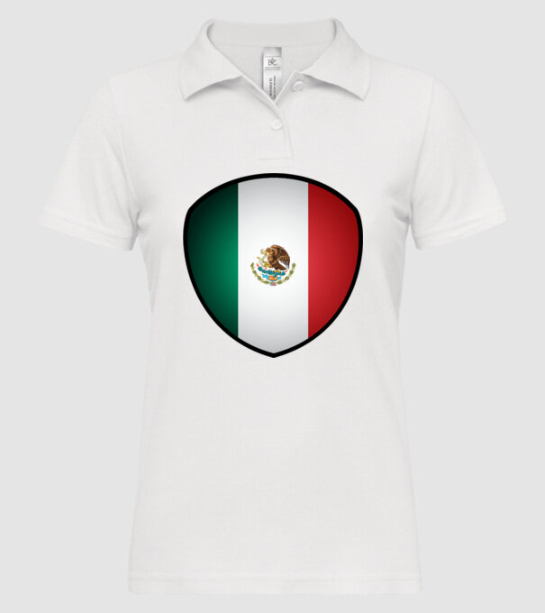 MEX-jabulani-flag model alb pe tricou