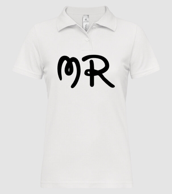 Mr model alb pe tricou