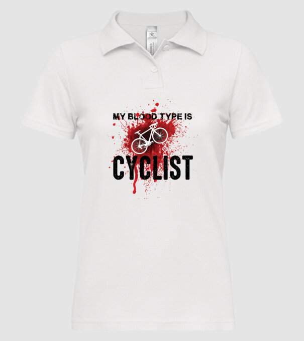 My blood type model alb pe tricou
