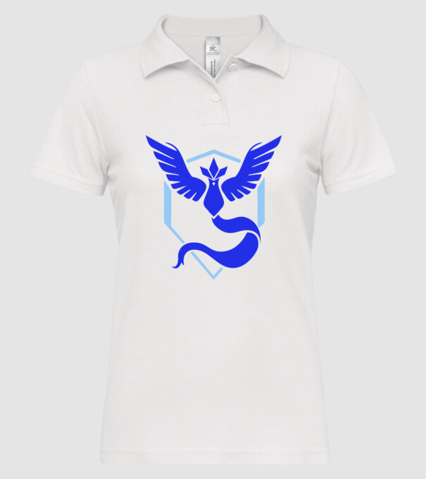 Mystic team logo model alb pe tricou