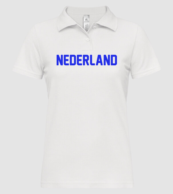 Nederland model alb pe tricou