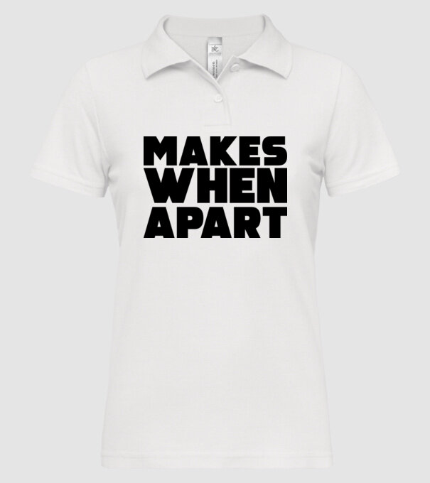 Cuplu Nothing makes sense... model alb pe tricou