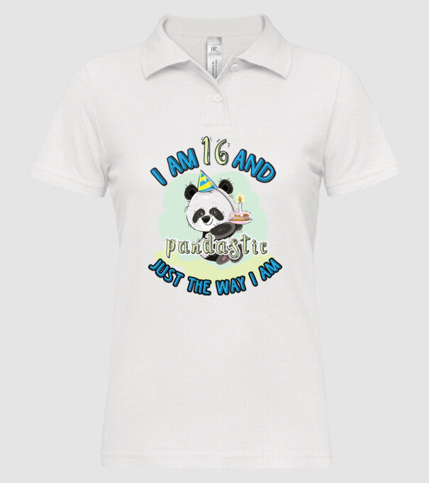 PANDASTIC 16 model alb pe tricou