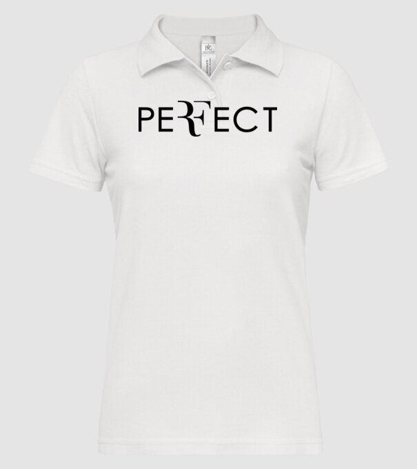 Perfect Federer model alb pe tricou