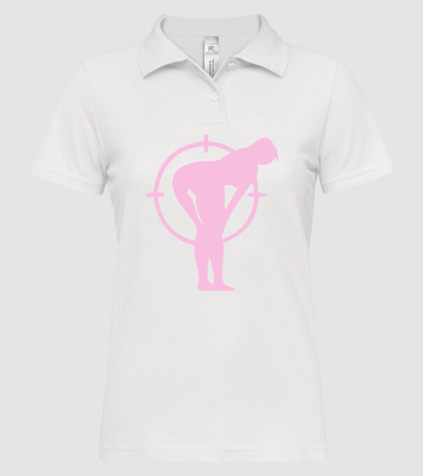 Fund țintă model alb pe tricou