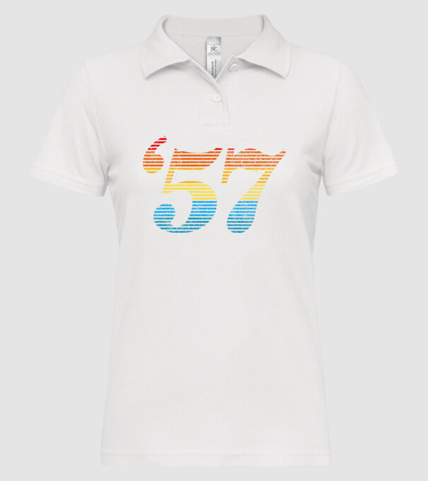 Retro Birthday 1957 model alb pe tricou