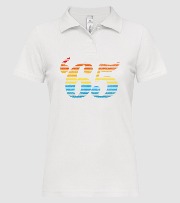 Retro Birthday 1965 model alb pe tricou