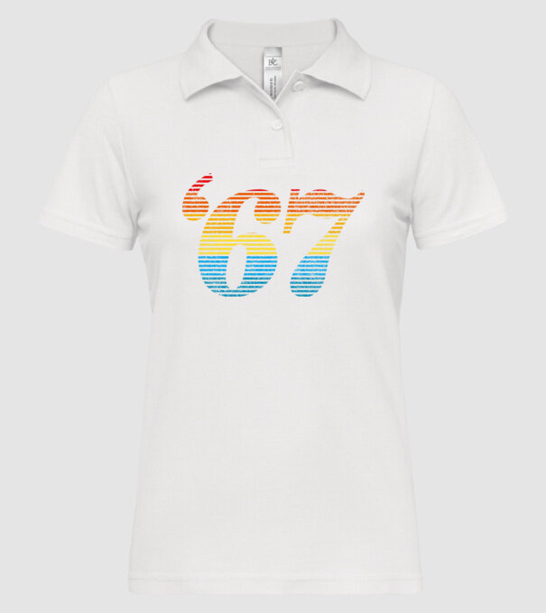Retro Birthday 1967 model alb pe tricou