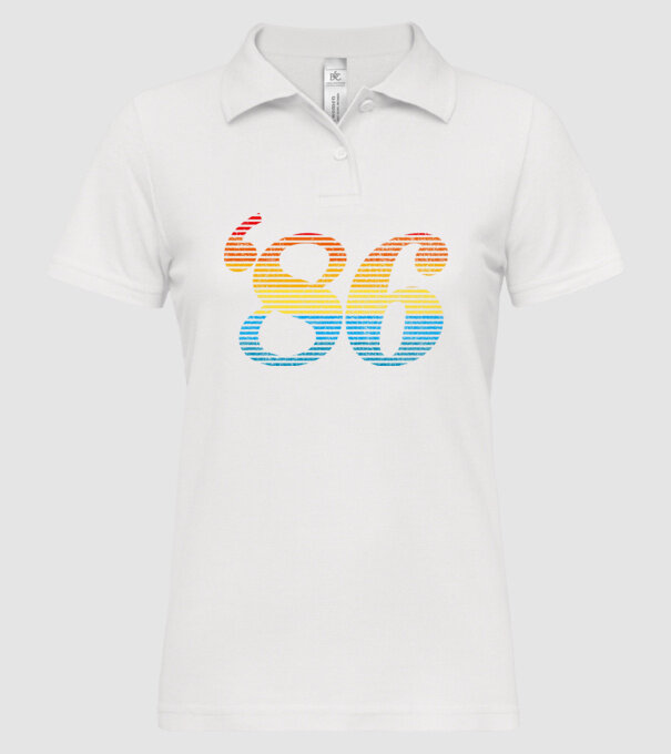 Retro Birthday 1986 model alb pe tricou