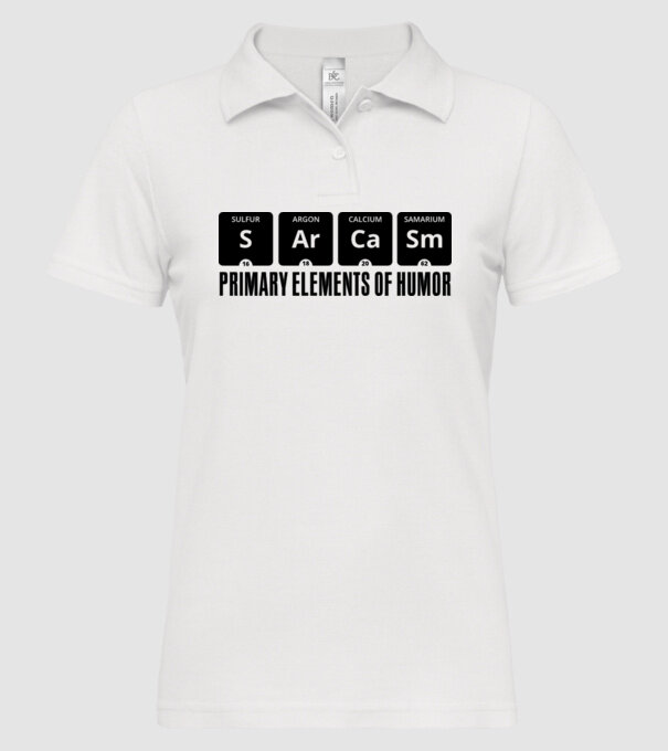 Sarcasm model alb pe tricou