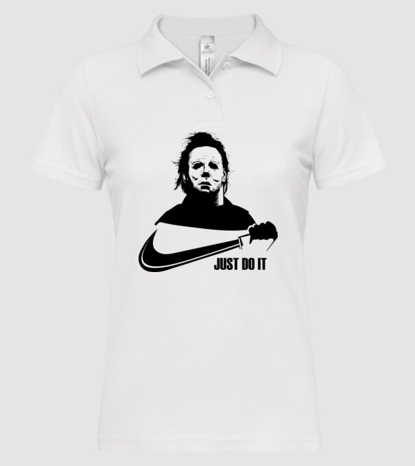Serial killer model alb pe tricou
