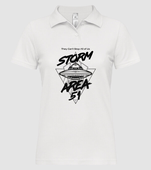 storm area ufo black model alb pe tricou