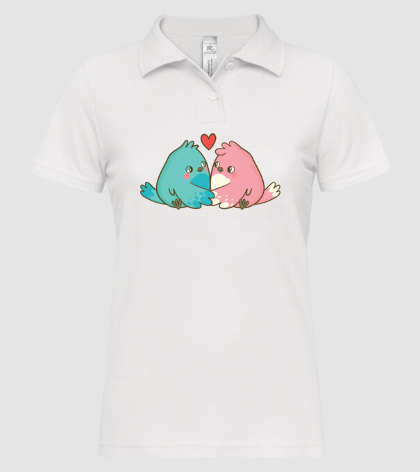 PUIȘORI ÎNDRĂGOSTIȚI model alb pe tricou