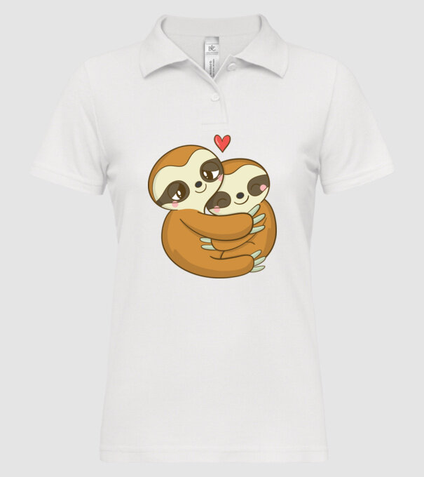 LENEȘI ÎNDRĂGOSTIȚI model alb pe tricou
