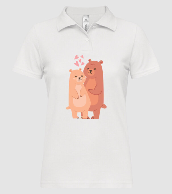 URȘI ÎNDRĂGOSTIȚI model alb pe tricou