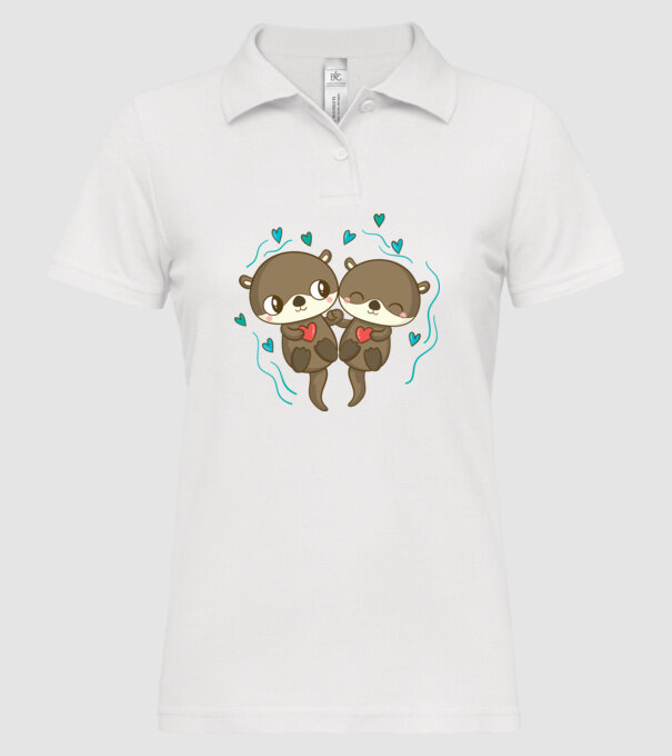 VIDRE ÎNDRĂGOSTITE model alb pe tricou
