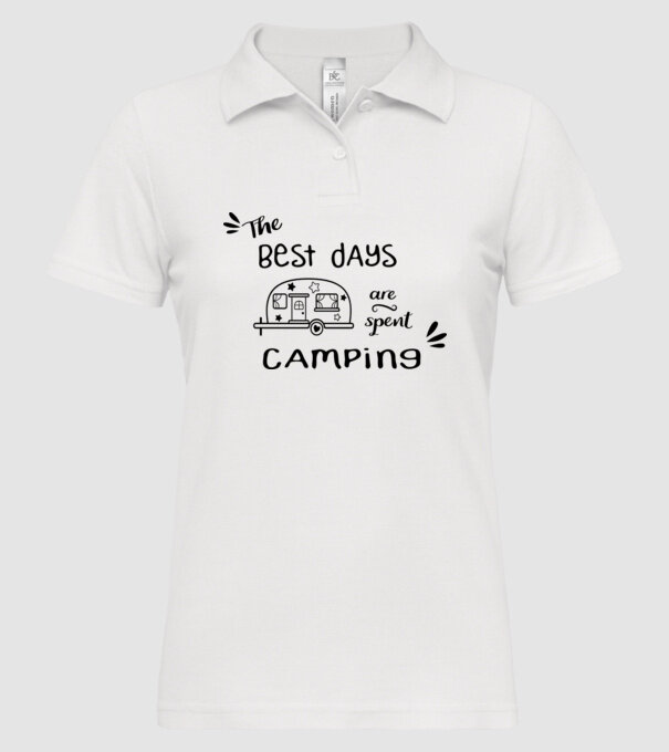 The best days model alb pe tricou