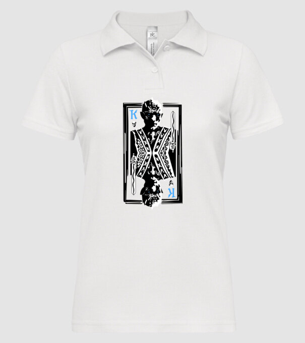 The Winter King model alb pe tricou