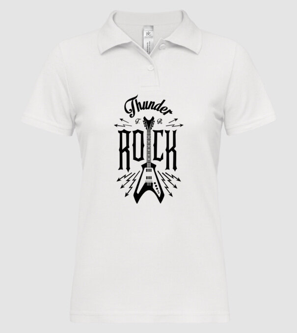 Thunder Rock model alb pe tricou