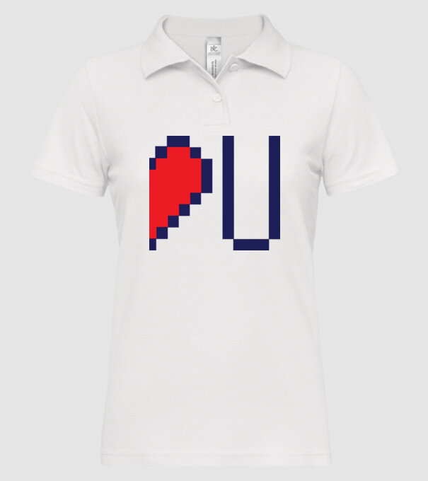 Love You 2nd part model alb pe tricou