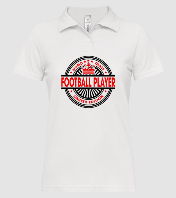 World class FOTBALIST model alb pe tricou