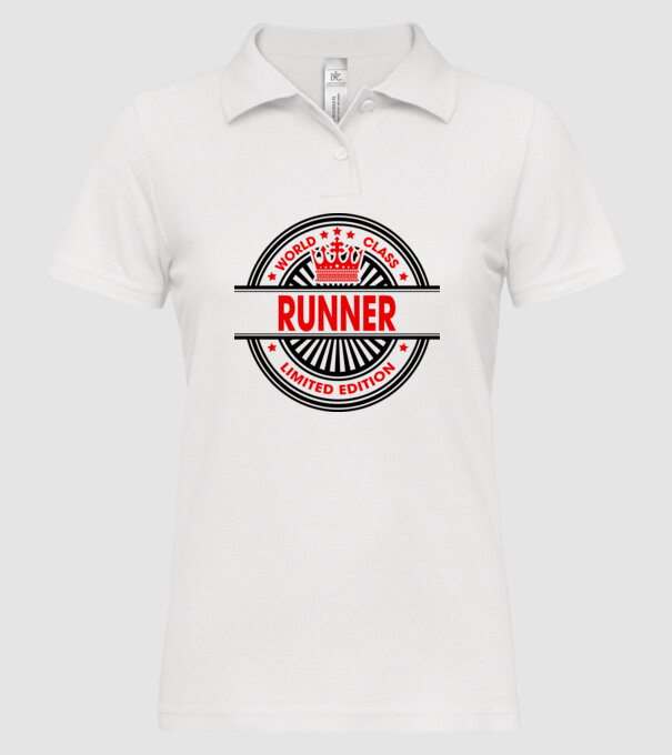 World class ATLET model alb pe tricou