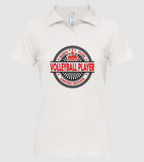 World class VOLEIBALIST model alb pe tricou