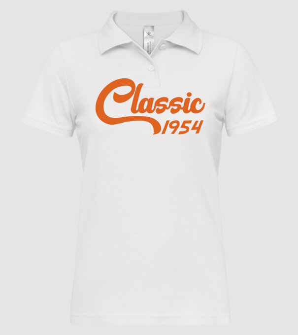 1954 Classic model alb pe tricou