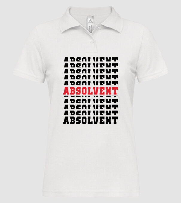 absolvent 2022 model alb pe tricou