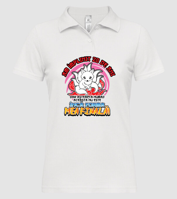 Am împlinit 20 de ani - Dar așteaptă numai! Aceasta nu este încă forma mea finală! model alb pe tricou