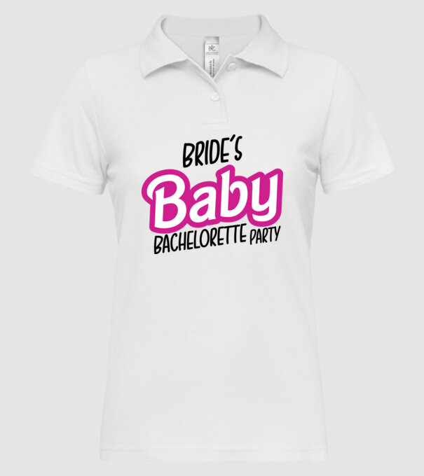 Bride Barbies baby model alb pe tricou