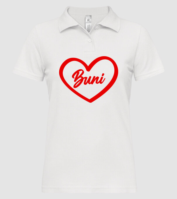 Buni model alb pe tricou