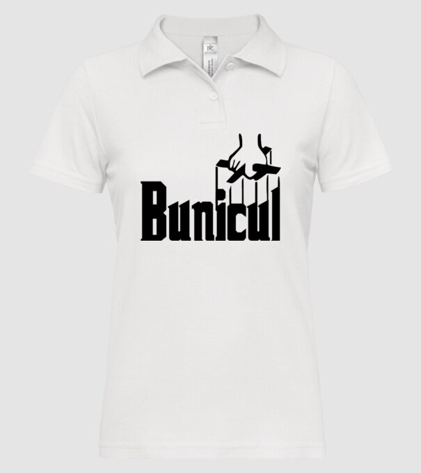 Bunicul model alb pe tricou
