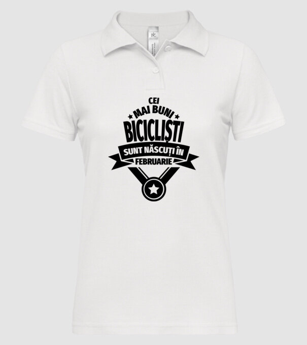 Cei mai buni barista sunt născuți în februarie model alb pe tricou