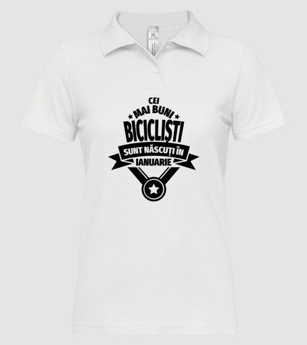 Cei mai buni barista sunt născuți în ianuarie model alb pe tricou