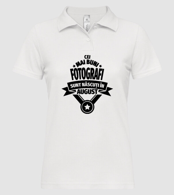Cei mai buni fotografi sunt născuți în august model alb pe tricou