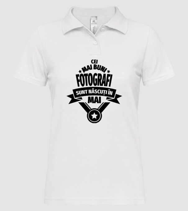 Cei mai buni fotografi sunt născuți în mai model alb pe tricou