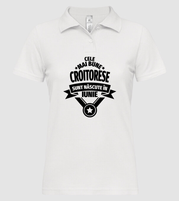 Cele mai bune croitorese sunt născute în iunie model alb pe tricou