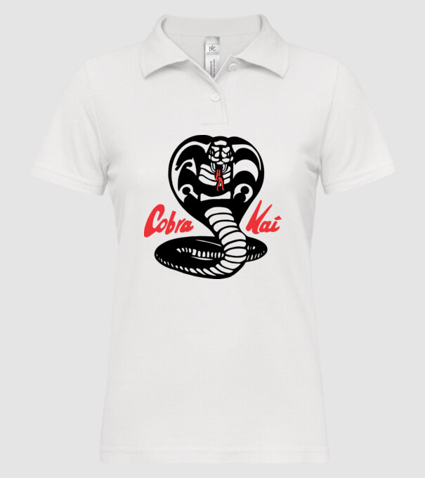 cobra kai classic logo model alb pe tricou