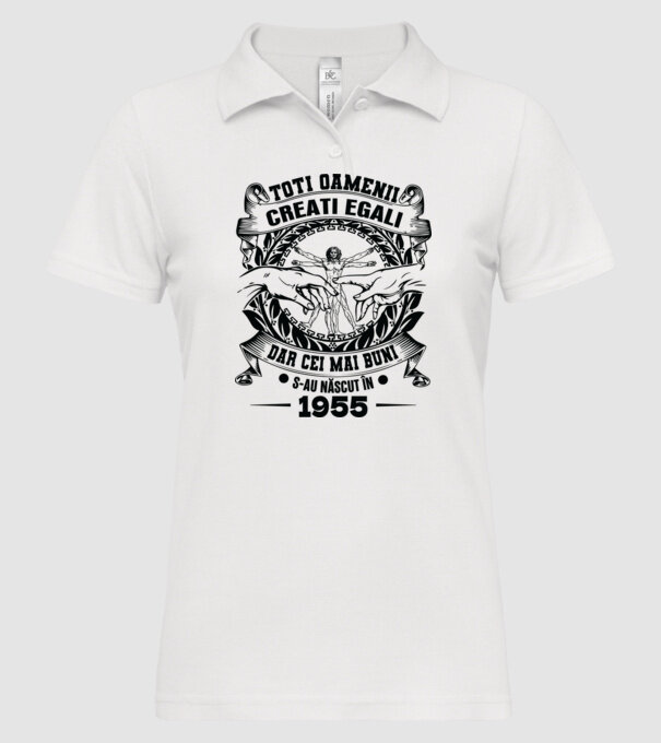 Da Vinci 70 1955 model alb pe tricou