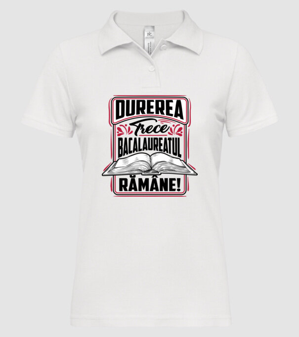 Durerea trece_bacalaureatul rămâne model alb pe tricou