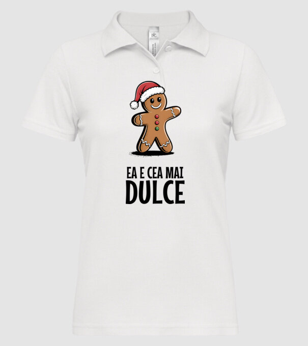 Ea e cea mai dulce alb model alb pe tricou
