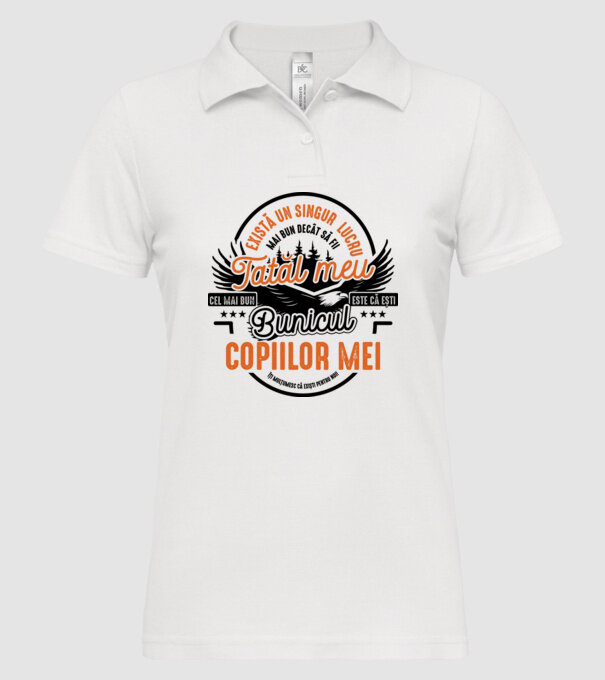 Există un singur lucru mai bun decât să fii tatăl meu, cel mai bun este că ești bunicul copiilor mei - îți mulțumesc că exiști p model alb pe tricou
