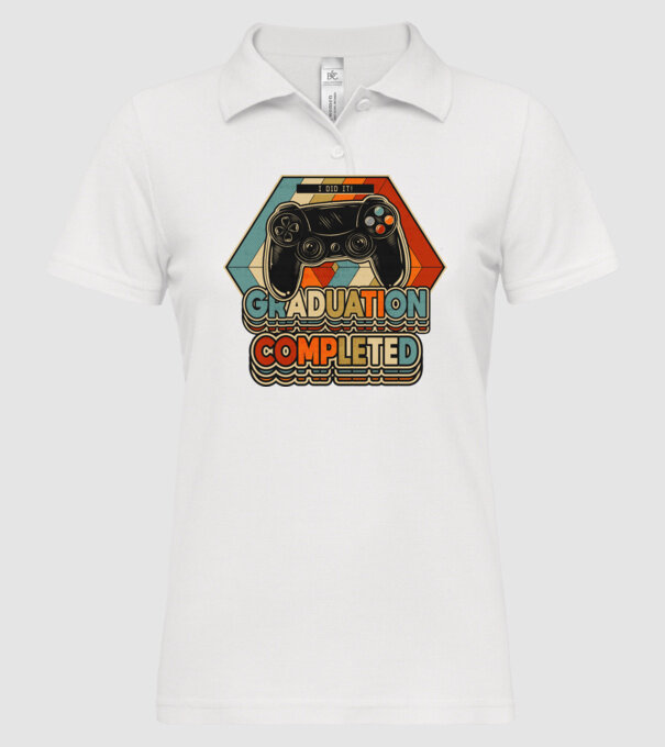 Graduation Completed model alb pe tricou