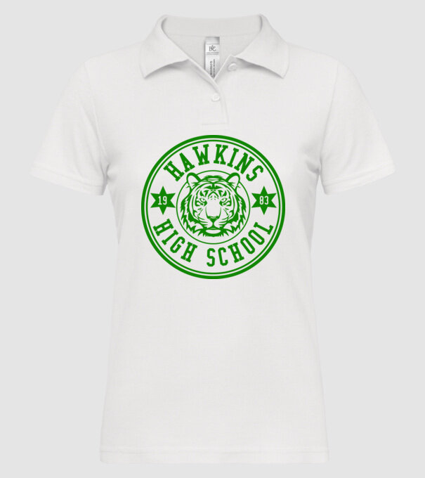 hawkins high school model alb pe tricou
