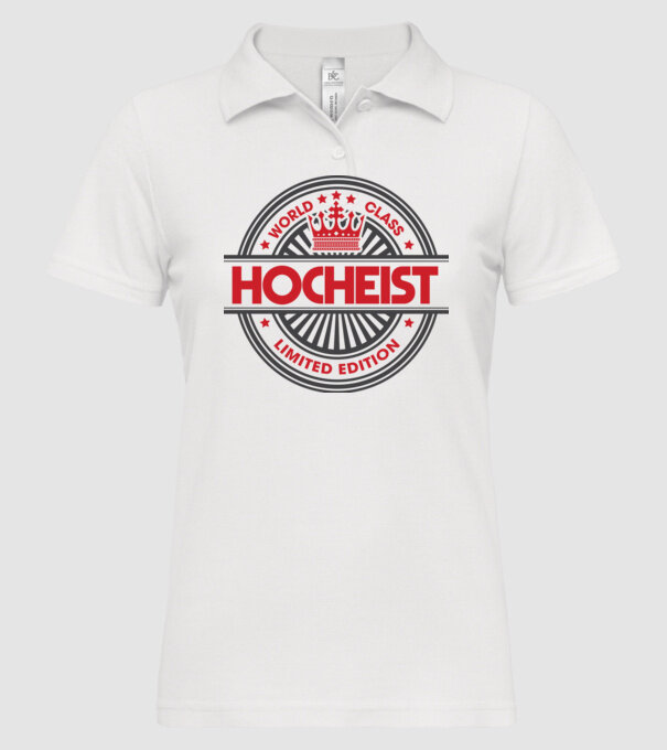 hocheist model alb pe tricou